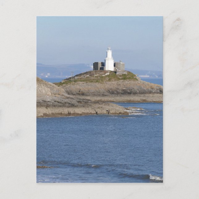 Mumbles Lighthouse, Mumbles Vykort (Framsida)
