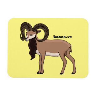 Mumflongetillustration Magnet