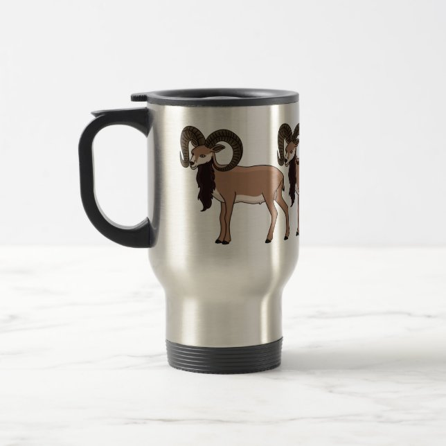 Mumflongetillustration Resemugg (Vänster)