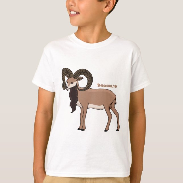 Mumflongetillustration T Shirt (Framsida)