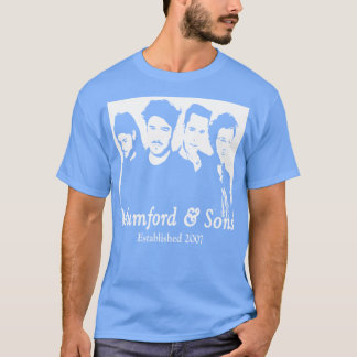 Mumford Group och Sons Stencil Photo Version T Shirt