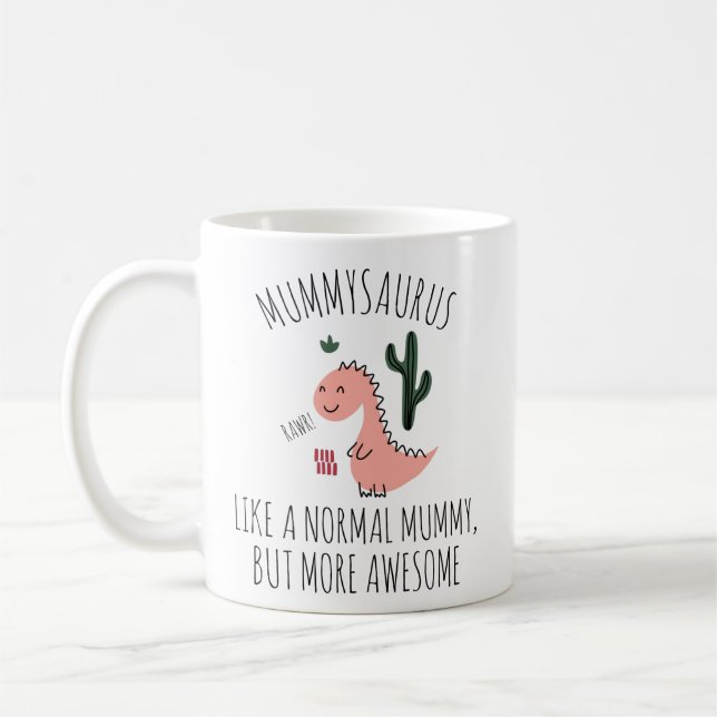 MUMIE PRESENT, |Mumie Mugg,  Mummysaurus, Kaffe Mu Kaffemugg (Vänster)