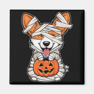 Mumie Pumpa Halloween Sällskapsdjur Hund Magnet