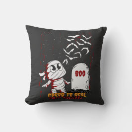 Mumie vid gravskräck Halloween Kudde