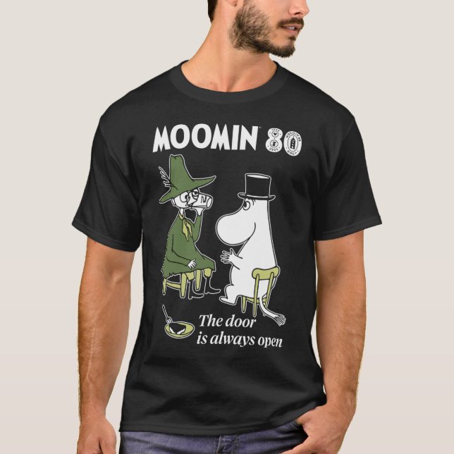 Mumindalen Vinterspel! Mumin Running T Shirt (Framsida)