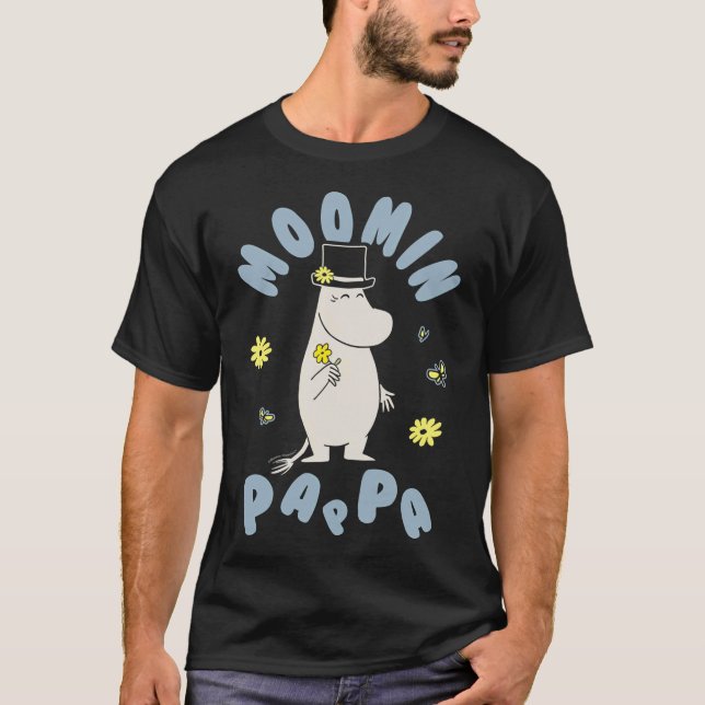 Mumintrollet 80-årsjubileum Muminpappan Sömn T Shirt (Framsida)