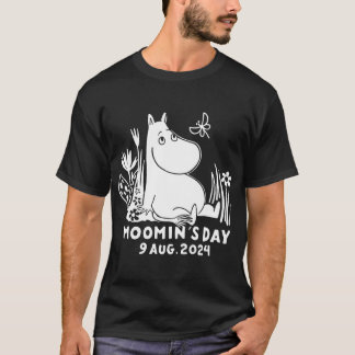 Mumintrollet Snufkin Rör Och Hatt Med Blommor T Shirt