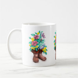 Mumk Flower Boots Coffee Kopp Mugg