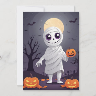Mummans bus – Halloween presentkort Julkort