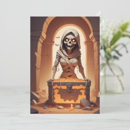 Mummans bus – presentkort till Halloween Julkort