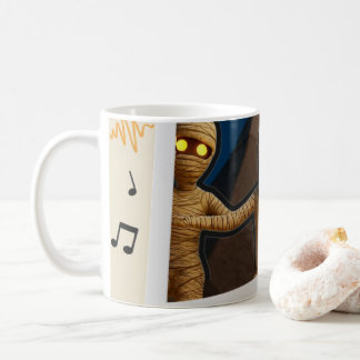 Mummans natt ute och dansar Tecknad kul Kaffemugg