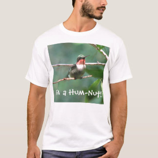 Mummel-Nöt Ruby-throated HummingbirdT-tröja T-shirt