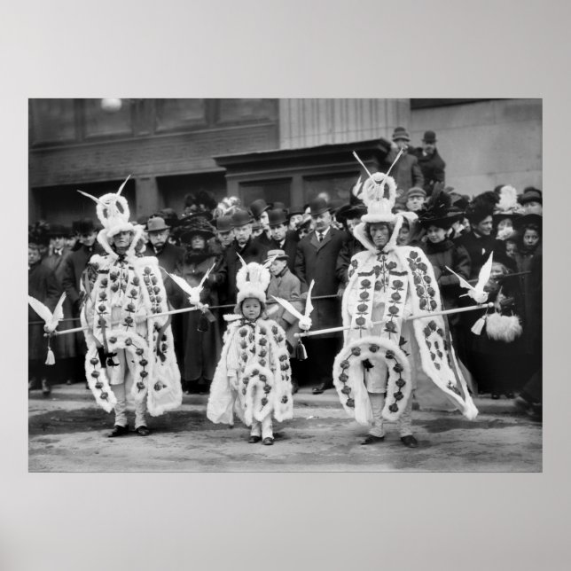 Mummers Parad, nyårsdagen 1909 Poster (Framsidan)