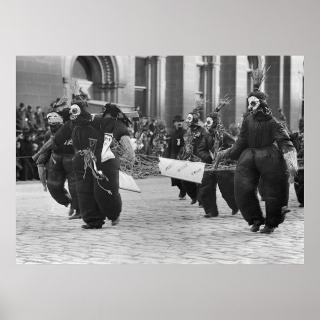 Mummers Parad, Philadelphia, 1909 Poster (Framsidan)