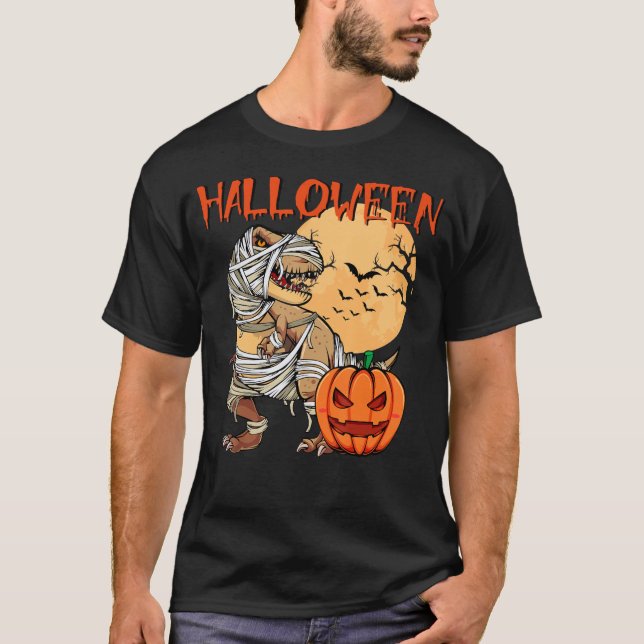 Mummie Dinosaur T Rex Shirt (Framsida)