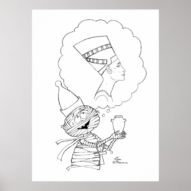 Mummific i Kärlek Poster (Framsidan)