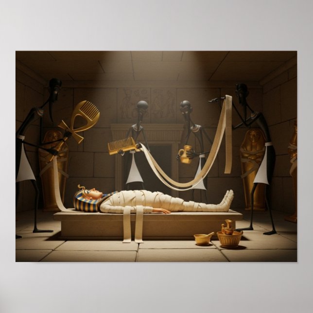 Mummification Ritual Poster (Framsidan)