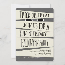 Mummified Halloween fest-inbjudan Inbjudningar