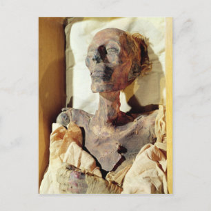 Mummifierad kropp av Ramesses II i grav Vykort