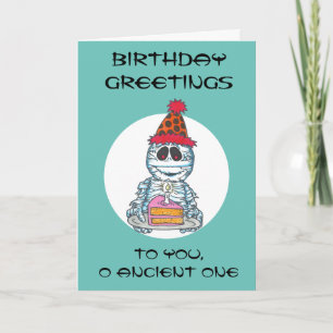 Mummin B-dagarskort, BIRTHDAY GREETINGINGS AV EN M Kort