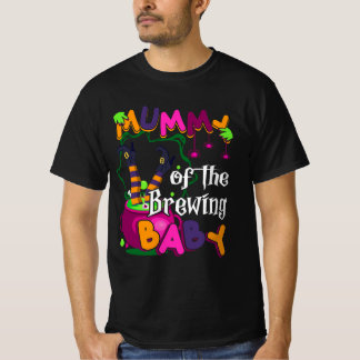 Mummin för Brewing Baby Halloween Theme Baby Showe T Shirt