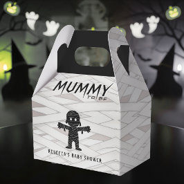 Mummy att vara Halloween Baby Shower Presentaskar