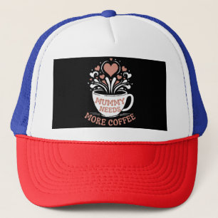 Mummy behöver mer kaffe Mamma Puns Tired Mamma Des Keps