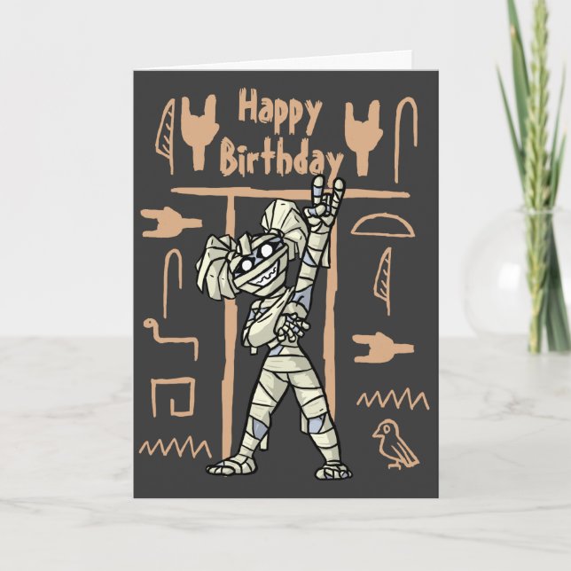 Mummy Birthday Card Kort (Framsida)