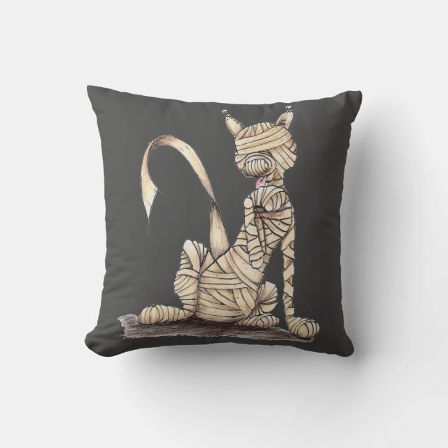 Mummy Cat Kudde (Framsida)