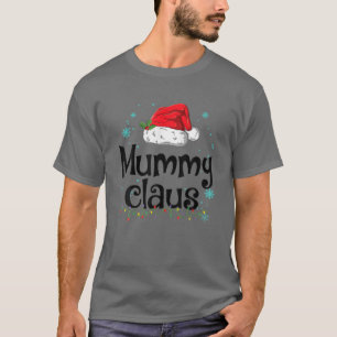 Mummy Claus jul-familjen Pajama som matchar Julaft T Shirt