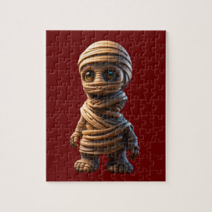 Mummy Figur Jigszle Puzzle Pussel