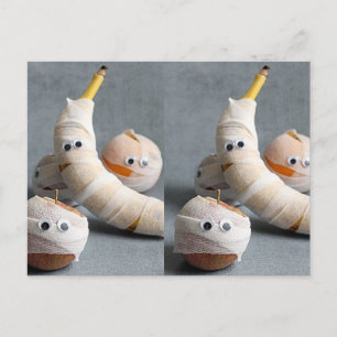 ****MUMMY GANG HALLOWEEN*** POSTCARD VYKORT