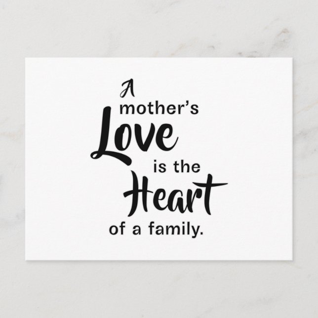 Mummy Gift Idea mor Mammor Mors dag Mamma Vykort (Framsida)