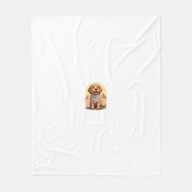 Mummy Golden Retriever Fleecefilt (Framsidan)