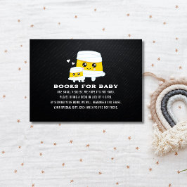 Mummy Halloween Baby Shower Bokar för Baby Tilläggskort