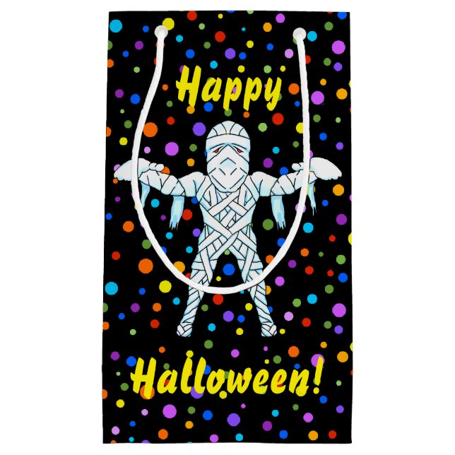 Mummy Halloween Gift Bag (Framsidan)
