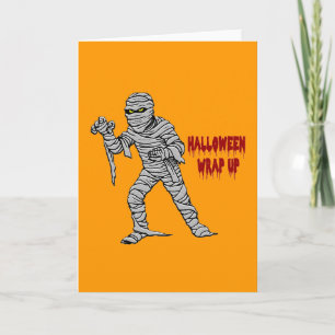 Mummy Halloween-radbrytning Kort