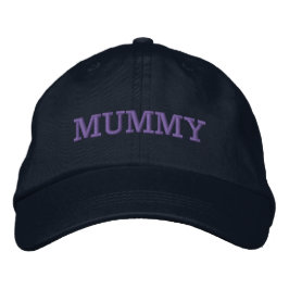 Mummy Hat | Mor-dagspresent Broderad Keps