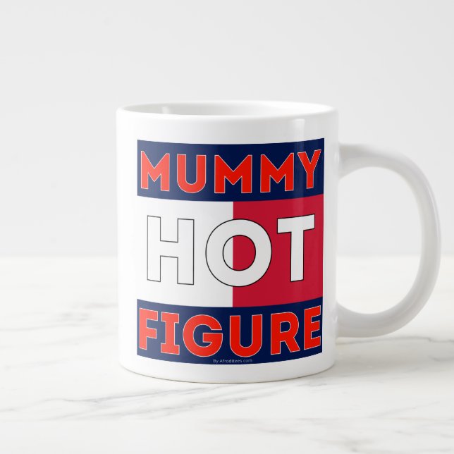 Mummy Hett Figur Jumbo Mugg (Höger)