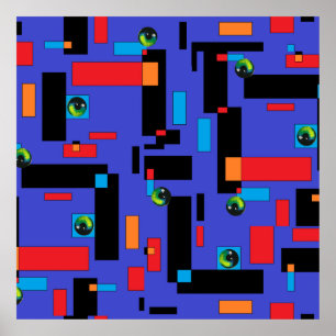Mummy I - Ken Gage Abstrakt Art Poster