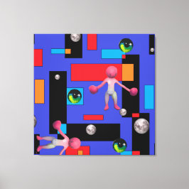 Mummy II - Ken Gage Abstrakt Art Canvastryck