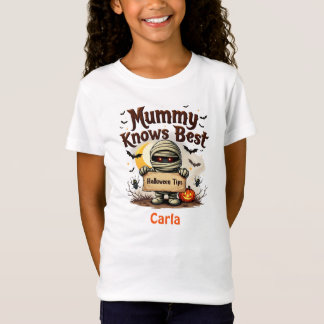 Mummy Knows Best Halloween T Shirt