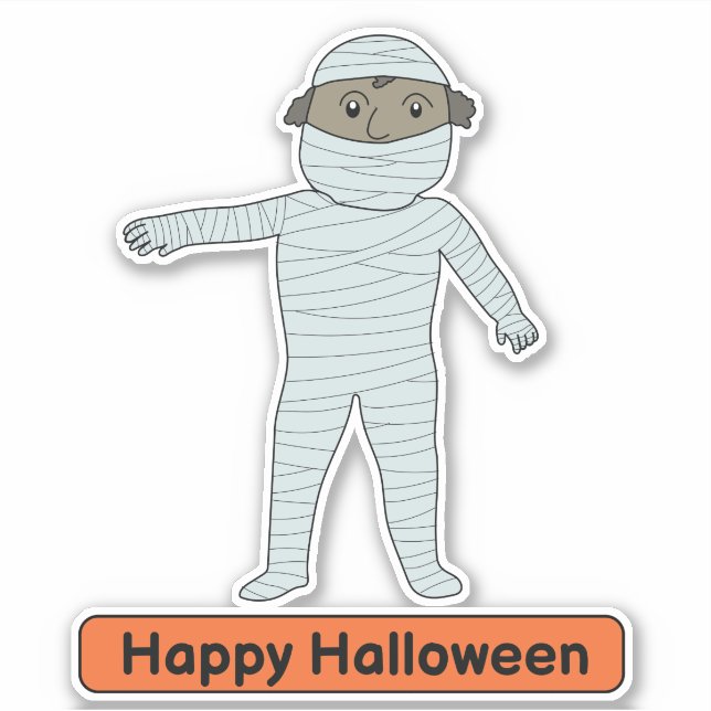 mummy kostym barn dekal (Framsida)