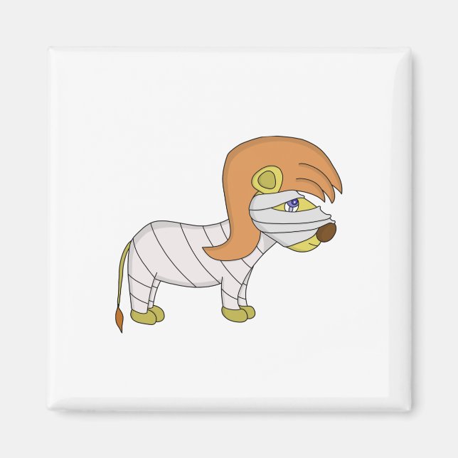 Mummy Lejon Magnet (Framsidan)