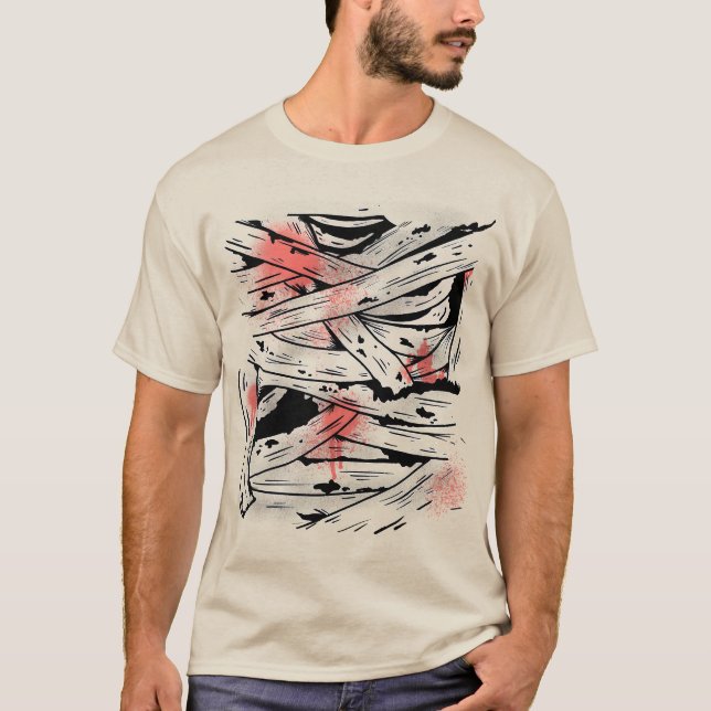 Mummy Mayhem T Shirt (Framsida)