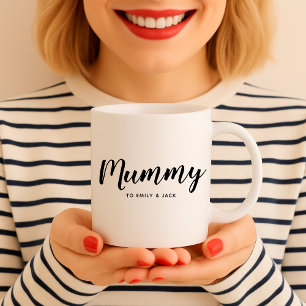 Mummy   Modern Morsa Kids Namn Mors dag Kaffemugg