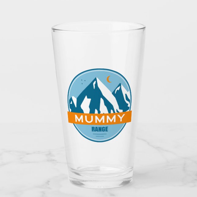 Mummy Mountain Range Colorado Glaskopp (Framsida)