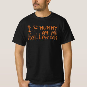 Mummy och jag halloween - roligt halloween mamma c t shirt