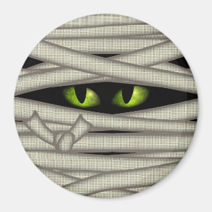 Mummy Öga Halloween Grönt ID685 Magnet