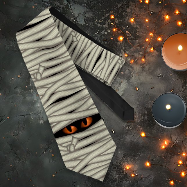 Mummy Ögon Halloween Orange ID685 Slips (Skapare uppladdad)